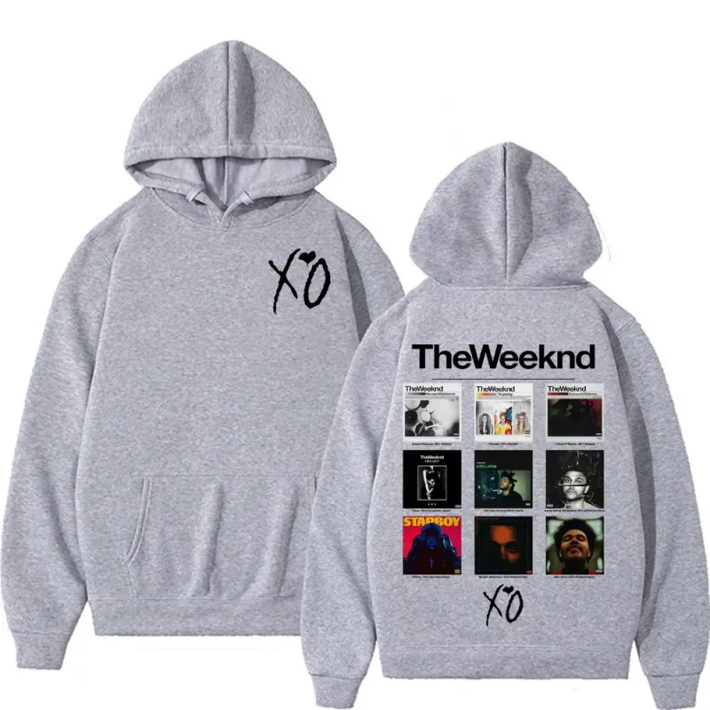 Rapper The Weeknd Album Cover Graphic Hoodies Men Women Fashion Hip Hop Pop Music Sweatshirt Bodywarmer Comfort Hoodie Pullovers — image 10