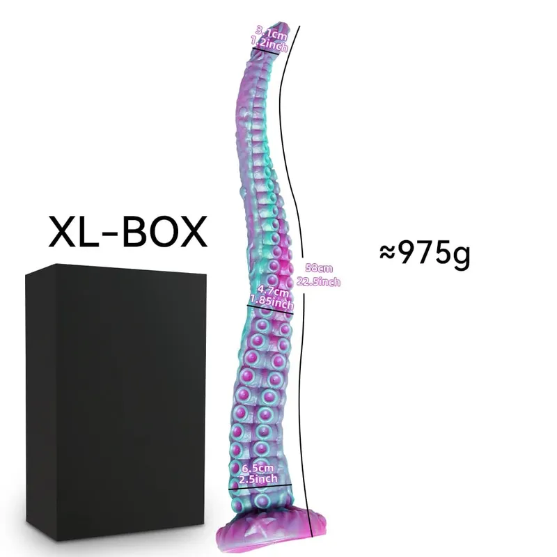 Fantasy Tentacle Dildo Monster Shape Soft Silicone Anal Plug Prostate Massager Huge Fake Penis Adult Erotic Sex Toys for Women