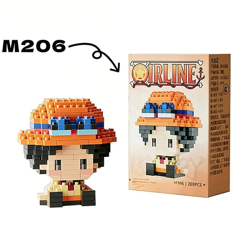 Anime Building Block Chopper Buggy Assembly Micro Building Block Zoro Robin Character Model Mini Bricks Figure Toys For Gift — image 5
