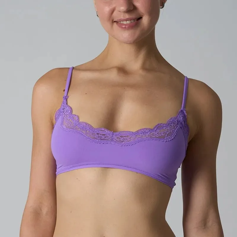 Cute Lace Bra Solid Set Women Free Combination Adjustable-strap Bras+Low Waist Panties Chic Simple High Elasticity Lingerie Sets — image 12