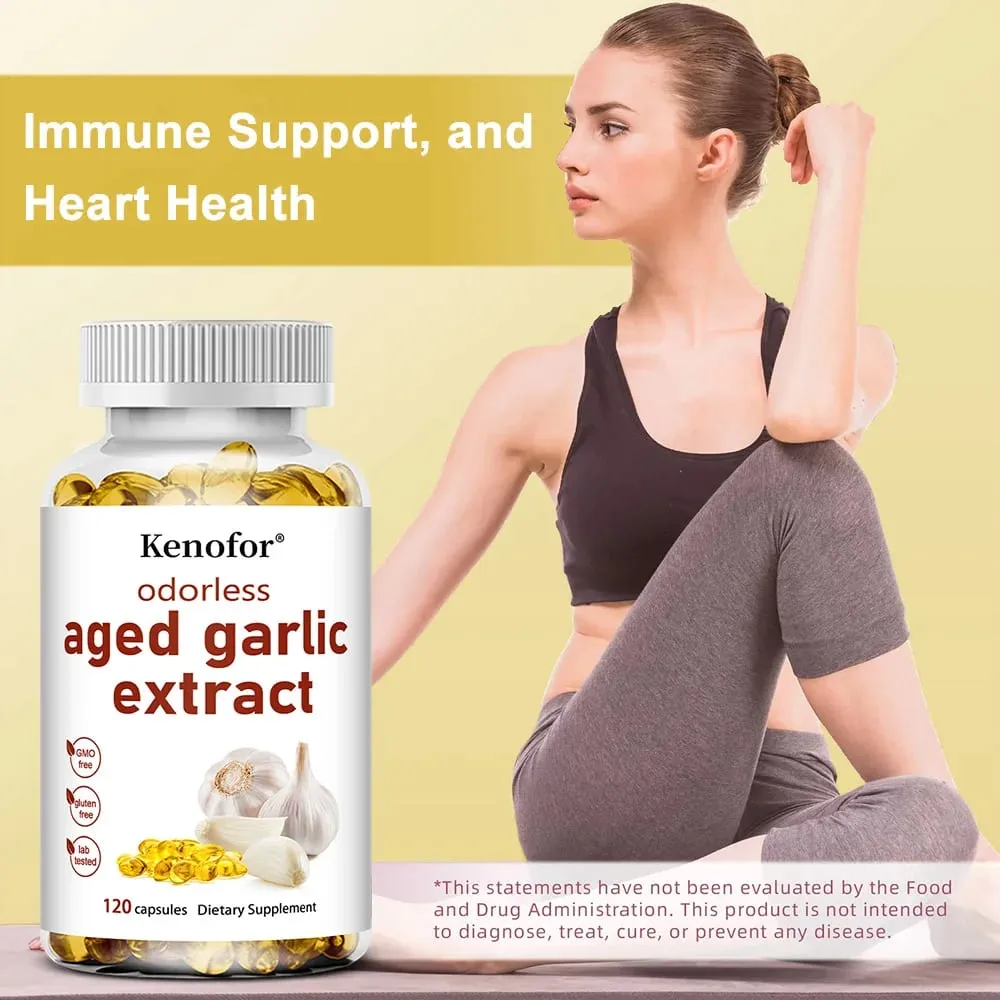 Aged Garlic Extract-odorless Supports Heart Health Supports Respiratory and Immune Health Cleansing and Detoxification — image 4