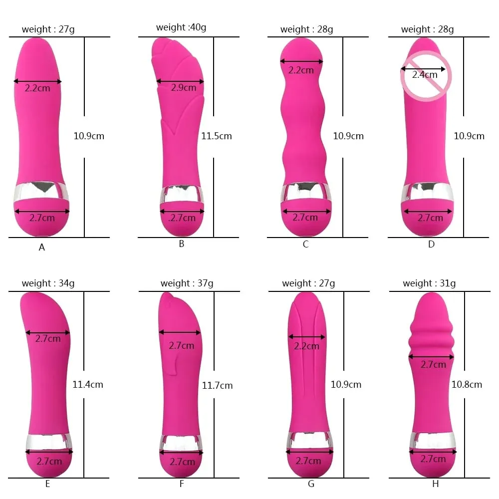 Gode réaliste Mini vibrateur masseur magique baguette stimulateur de Clitoris Vaginal G Spot Silicone jouets sexuels pour adultes pour femmes Couples — image 4