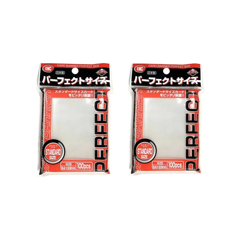 64x89mm 100PCS Transparent KMC Card Sleeves Trading Card Sleeve Barrier Board Game Cards Outer Protector for MTG/YGO — image 5