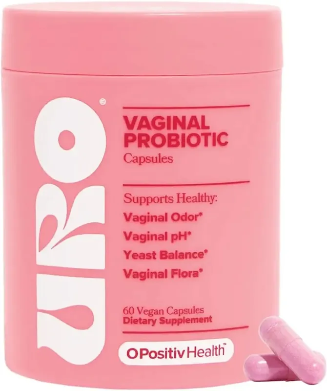 Vaginal Probiotics for Women pH Balance with Prebiotics & Lactobacillus – Promote Healthy Vaginal Odor & Flora 60 Capsules — image 1