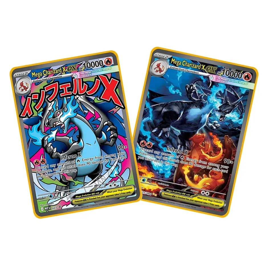 2026 NEW Pokemon Metal Card 10000 Points Arceus Charizard Super Card Golden English Mewtwo Vmax GX EX Anime Collection Card Gift — image 2