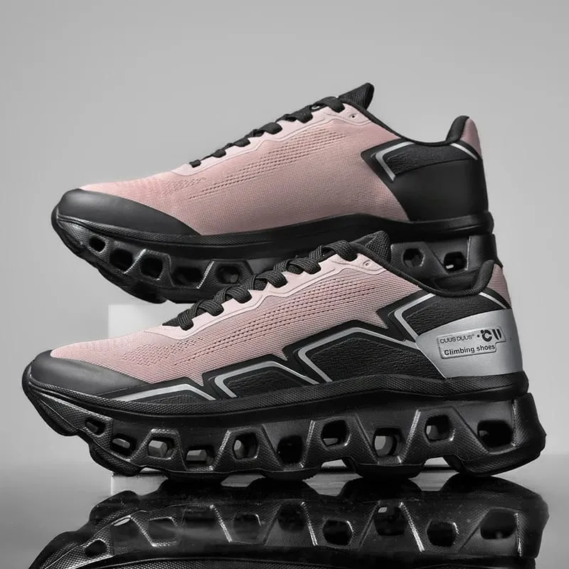Men's Running Shoes Jogging Breathable Mesh Cushioning Non-Slip Outdoor Luxury Shoes Couple Trainer Race Sneakers Off-road Shoes — image 4
