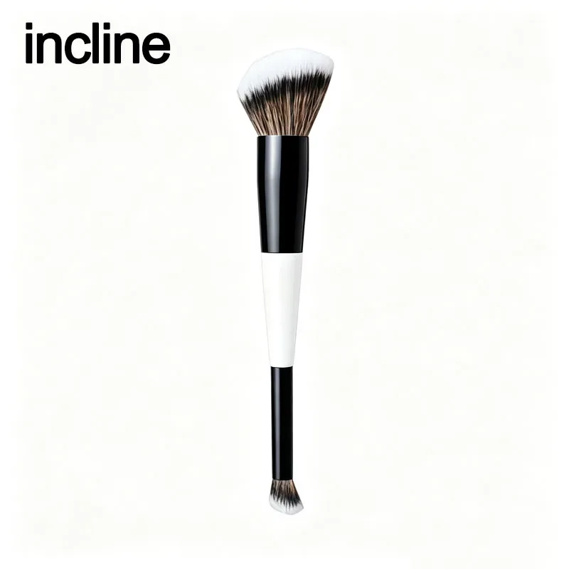 Multifunctional Make Up Brush Double Ended Angled Foundation Makeup Brushes Blush Make Up Brush Wood Handle Cosmetic Tool HZS35 — image 9