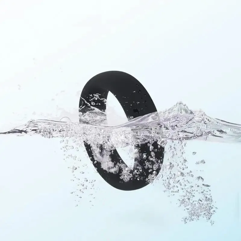 6 Sizes Silicone Penis Ring Scrotum Lock Cockring Erection Extender Cock Ring Ejaculation Delay Adult Products Sex Toys For Men