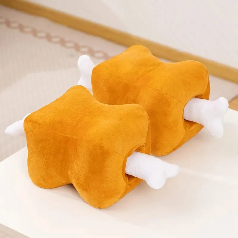 40cm Bone-In Meat Plush Bone Pillow Funny Meat Desk Nap Pillow Stuffed Soft Doll For Sleeping Sofa Cushion Room Decor — image 2