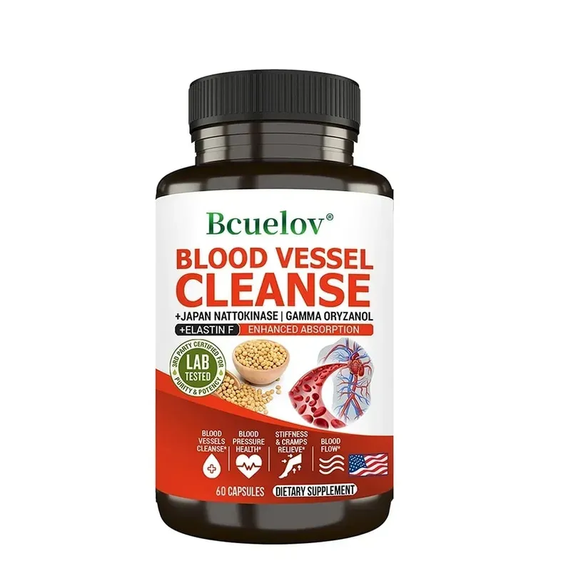 Nattokinase Capsules - Promotes Cardiovascular Elasticity Maintains Arterial Circulation and Improves Blood Pressure — image 10
