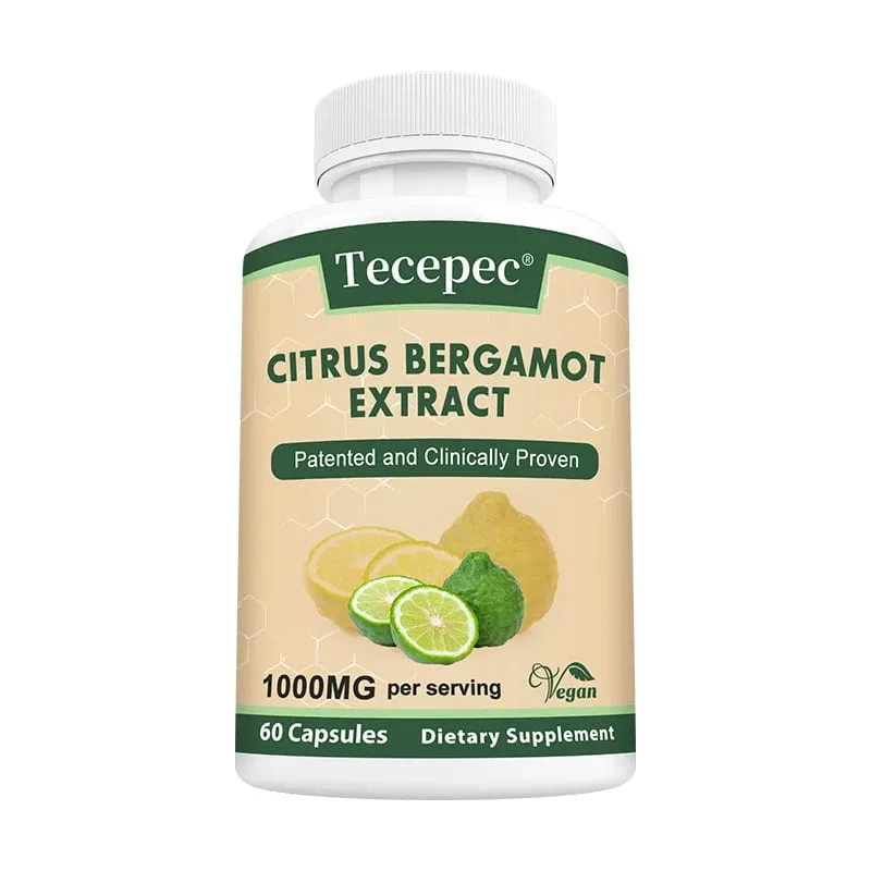 Citrus Bergamot 1000mg Capsules Antioxidant Supplement Support Immune Heart Cholesterol Cardiovascular & Blood Sugar Health — image 8