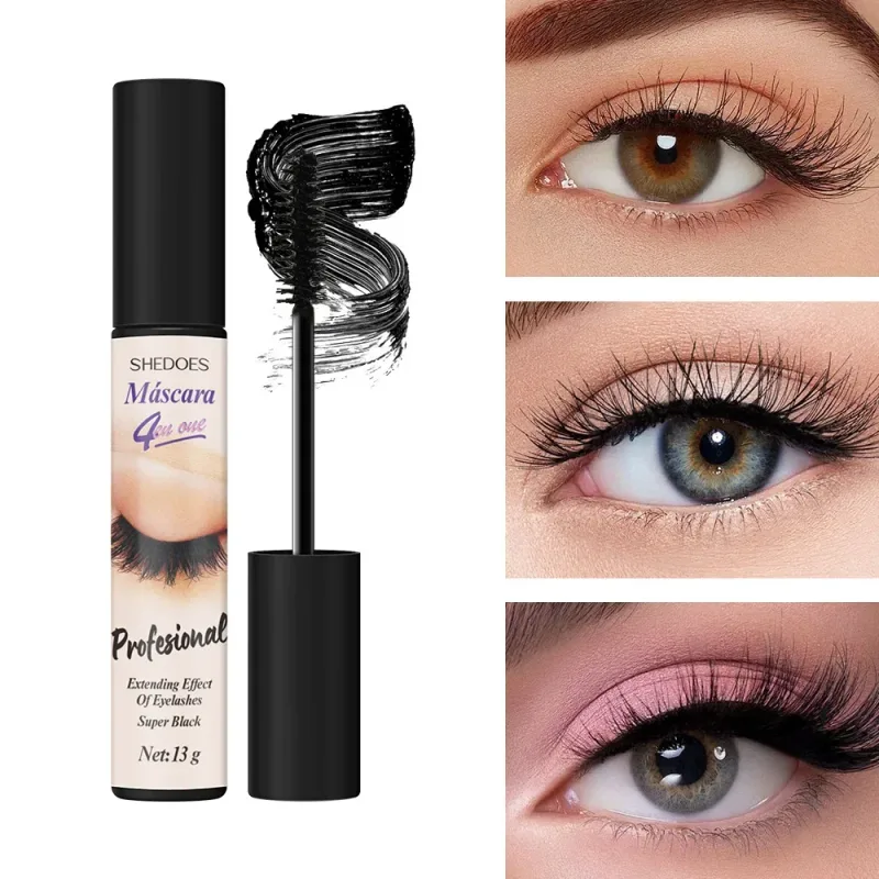 5D Waterproof Mascara Eyelashes Lengthening Long Lasting Silky Lash Black Eyelashes Extension Make Up Beauty Eye Korean Cosmetic