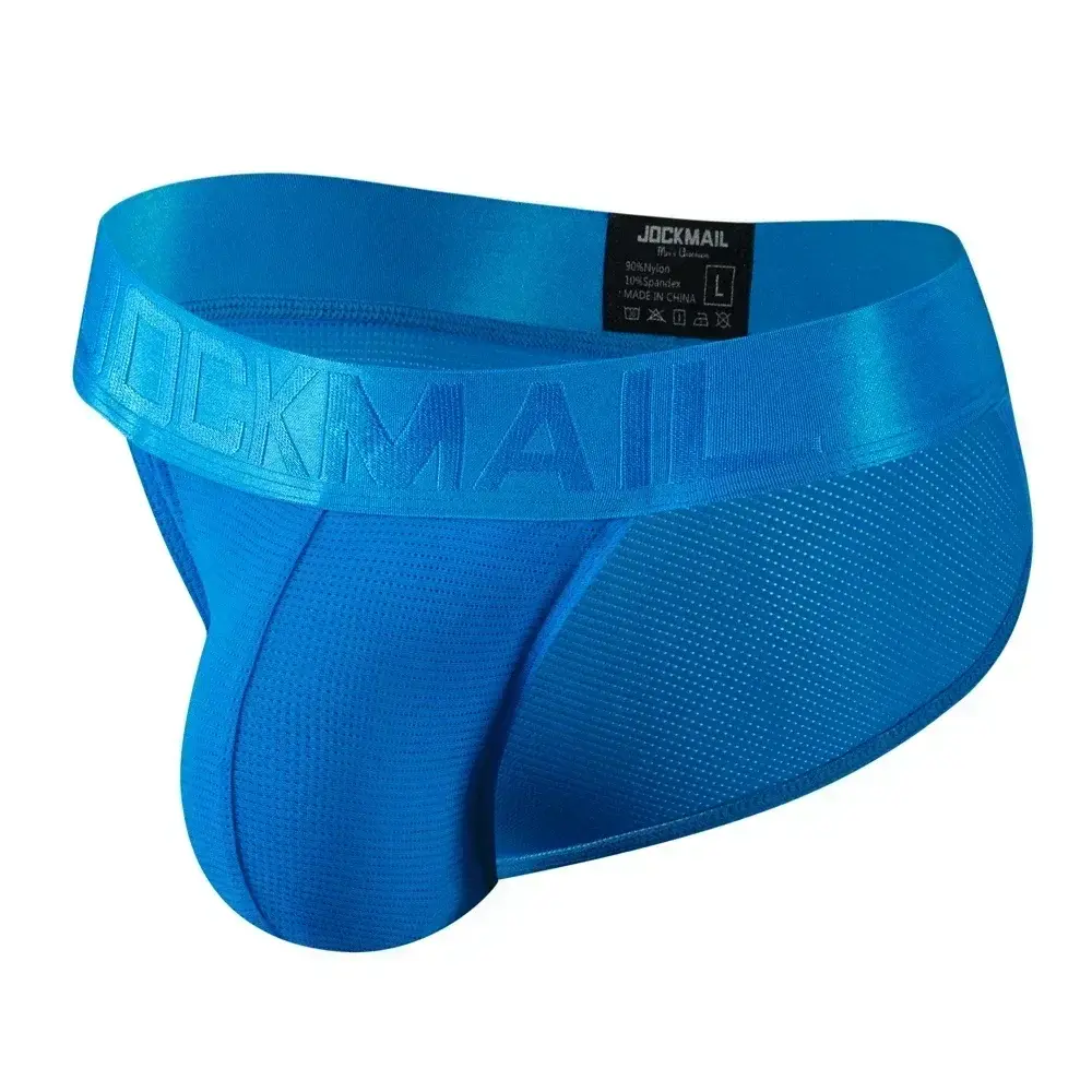 Herren-Unterwäsche, Slips, Unterhosen, Nylon-Mesh, schnell trocknend, Herren-Slips, Bikini-Slip, Herren-Tanga-Slips, Jockstrap, schwule Unterwäsche — image 3