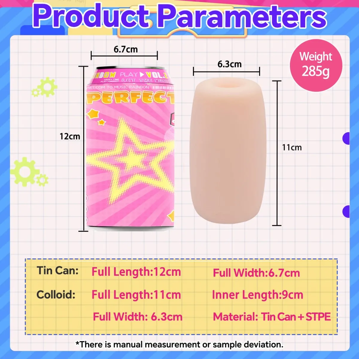 YUU Sex Toys Masculino Escondido Enlatado Copo Masturbação VER.2 Soft STPE Bolso Artificial Buceta Masturbadores para Homens Onahole 7 Cores