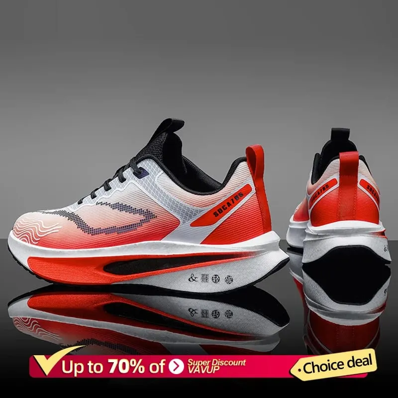 Marathon Men Sports Speciality Running Shoes Carbon Board Breathable Lightweight Women's Comfortable Athletic Nonskid Sneakers