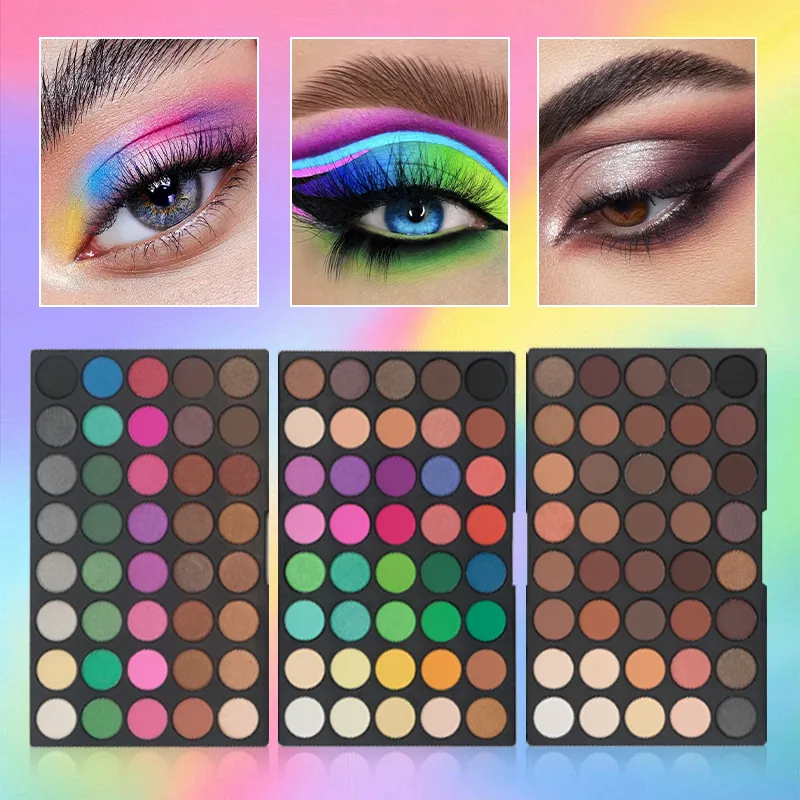 120 Colors 3-Layer Eyeshadow Palette All-in-One Matte & Shimmer Makeup Kit Long-Lasting Highly Pigmented Cosmetic Gift — image 4