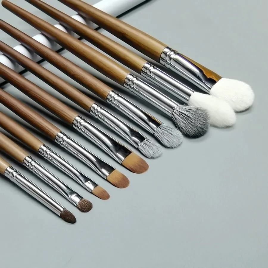 Tapered Highlighter Brush High Quality Natural Hair Face Setting Powder Blending Blusher Makeup Brushes — image 6