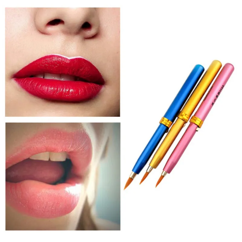 Retractable Portable Makeup Lip Brushes Cosmetic Eyeshadow Brush with Cap Women Makeup Tools — image 1