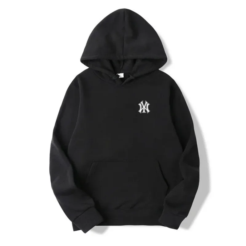 Men's and Women's Casual Fashion Trend Fleece Hooded Hoodies Spring Fall Outdoor Sweatshirt Popular Font Print Pullovers Coat — image 1