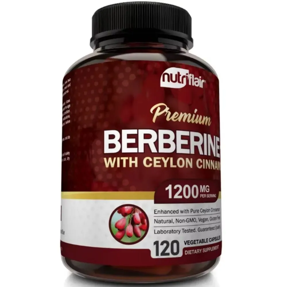 Premium Berberine HCl Pure Ceylon Cinnamon Extract Blood Sugar Balance Cardiovascular Health Supports Heart Health — image 3