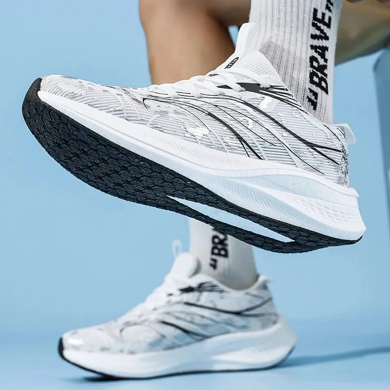 Men Comfort Lightweight Mesh Athletic Sneakers Autumn Shock Absorb Breathable Running Shoes for Women Workout Walking Gym Sports — image 3