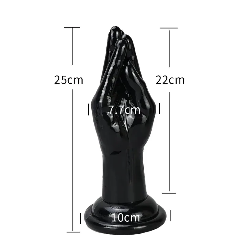 4 Sizes Huge Hands Finger Anal Plug Clear Arm Anus Prostate Massage Big Butt Plug G Spot Masturbation Gay Sex Toys For Women Men — image 14