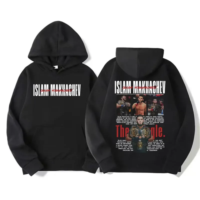 Limited Islam Makhachev Classic Graphic Sweatshirts Men Women Fashion Gothic Oversized Hoodies Casual High Quality Fleece Hoodie