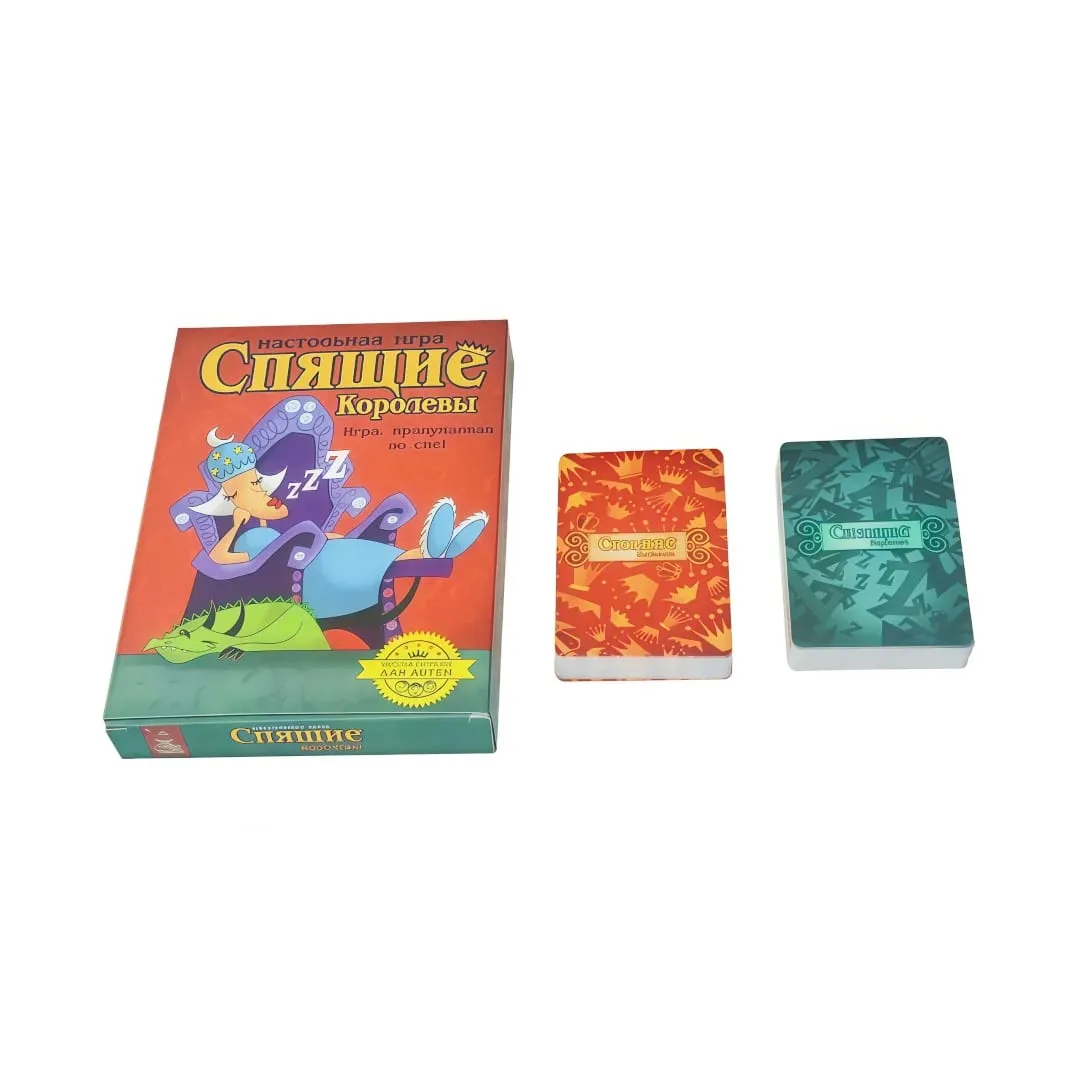 "Sleeping Beauty" Russian Version Fast-Paced Party Card Game Suitable for Families and Teenagers - Interactive Tabletop Board Game Durable Paper Material Ideal as a Holiday Gift (Colors May Vary Slightly) — image 1