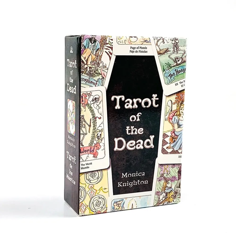 Tarot of the Dead Deck 78 Cards Day of the Dead Theme Fortune Telling Divination Board Game Spiritual Cards & Halloween Gifts