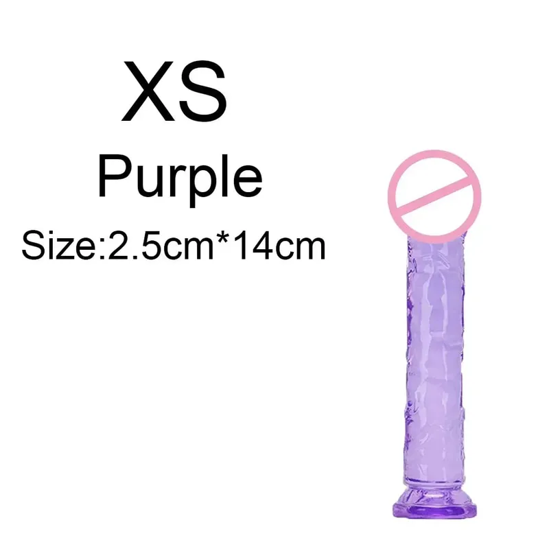 Super Cheap 6 Sizes Realistic Soft Jelly Dildo Butt Plug Anal Plugs Adult Sex Toy for Women and Men Vaginal and Anal Masturbator — image 27