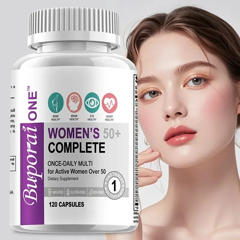 Women’s 50+ Complete Multivitamin - Supports Bone Eye Memory Brain and Skin Health Antioxidant Promotes Metabolism — image 2