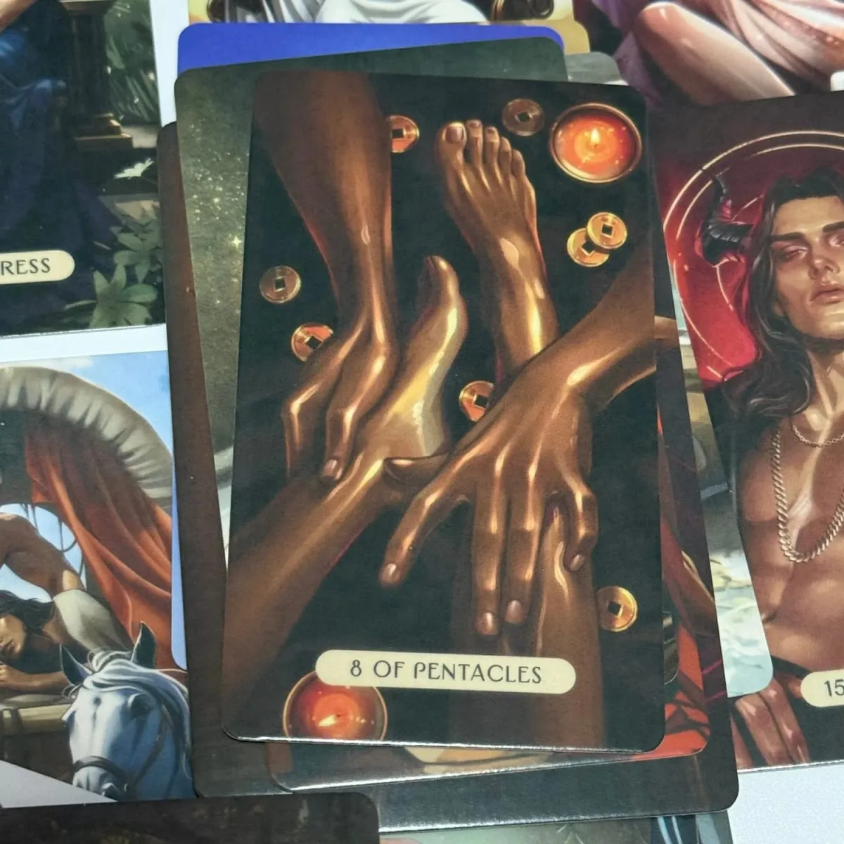 The Love and Lust Tarot Modern Art Style 10.3*6cm 78-Card Deck for Passion Intimacy & Soulful Love Readings - — image 4