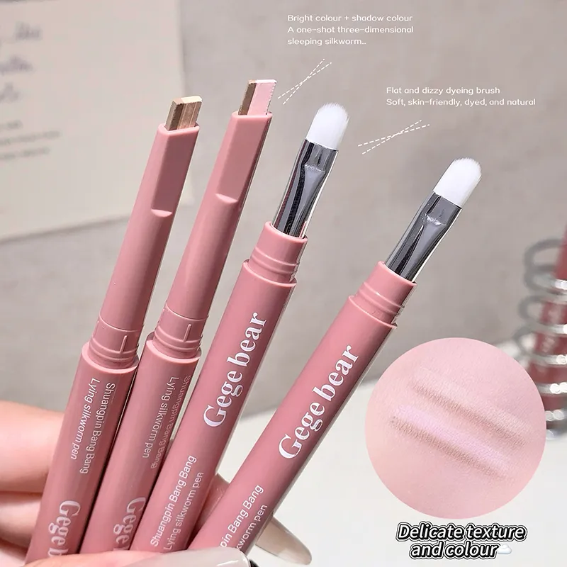 Gege Bear Dual-Tone Silkworm Pen 2-in-1 Highlight & Shadow for Natural Long-lasting and 3D Effec Friendly to Beginners — image 5