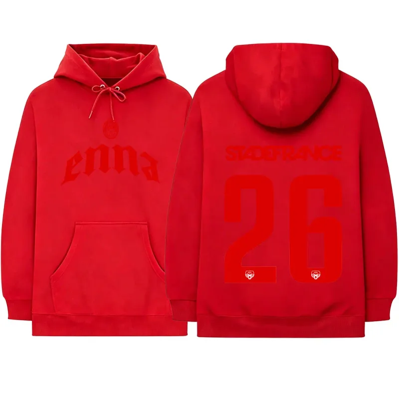 Rapper PLK Stade De France 2026 Tour Hoodies Men's Clothing Fashion Hip Hop Pullovers Fleece Long Sleeves Oversized Sweatshirts — image 15