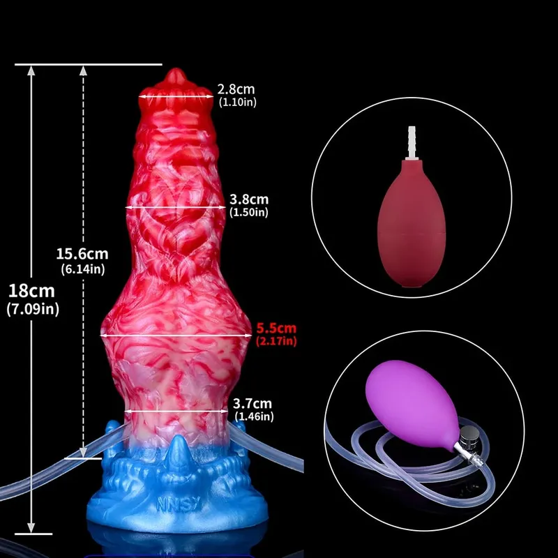 Gode gonflable à énorme nœud avec ventouse forte, Plug Anal gonflable en Silicone, entraîneur, jouets sexuels pour débutants, pour femmes et hommes