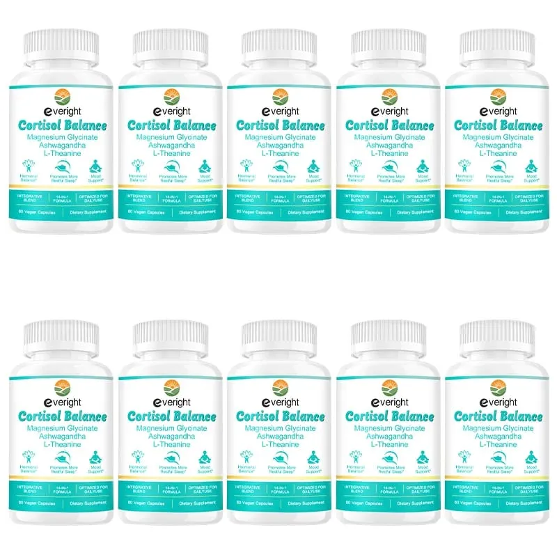 Kortisoltillskott med Ashwagandha L-Theanine & Magnesium Glycinate – 14-i-1 för stresslindring humörbalans och sömnhälsa — image 11