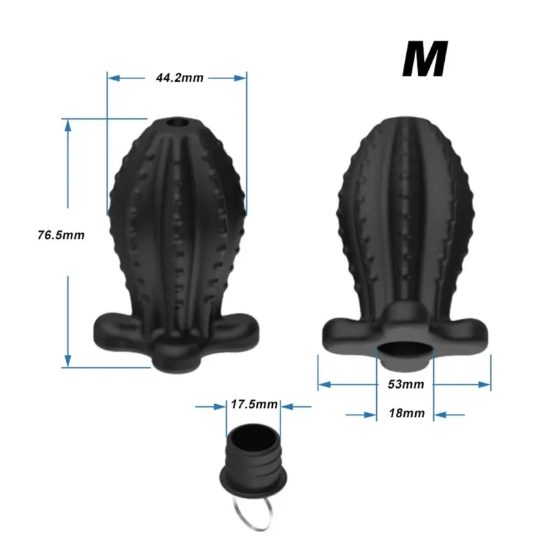 4 Sizes Silicone Butt Anal Plug Anus Tunnel Vaginal Anchor Shower Enema Dilatador Dildos Bdsm Toy Women Men Masturbator Sex Toys — image 8