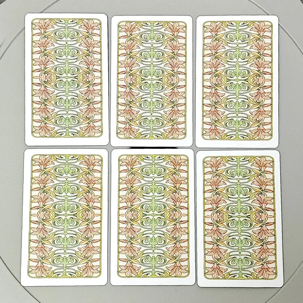 Art Nouveau Lenormand Deck Oracle 9*6cm 36 Pcs Lenormand Cards In Perfect Art Nouveau Style — image 4