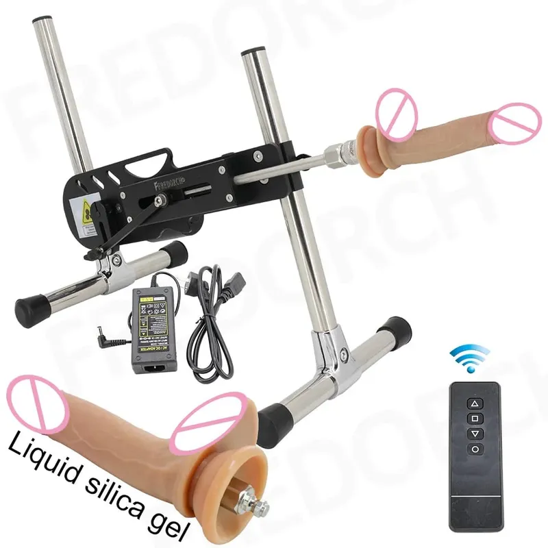 70W Sex Machine With Dildo Attachments Vibrator Sex Toys for Couples Adult Men Women Vagina Female Masturbation Sextoy
