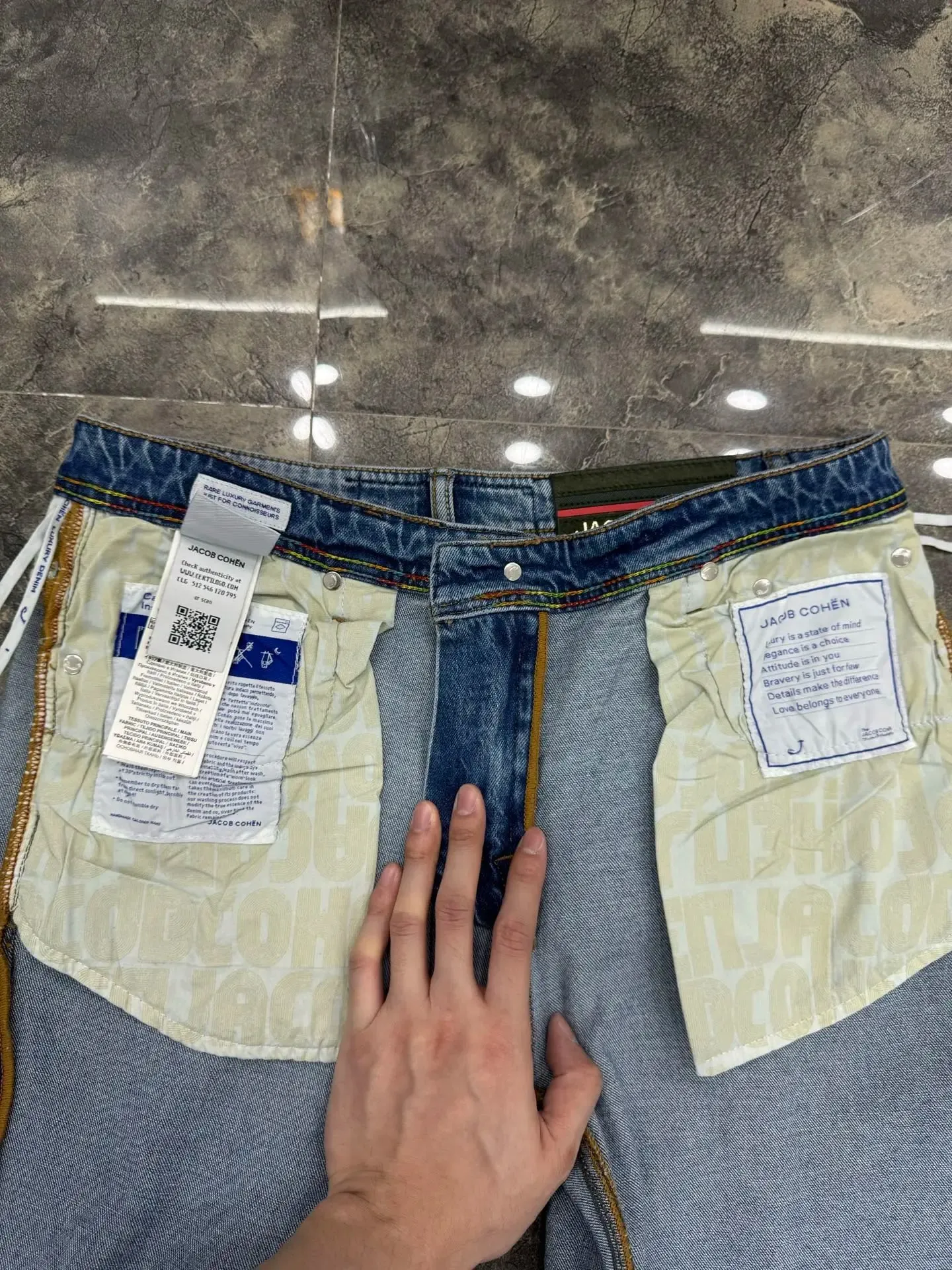 Jeans Thin Cotton Men 2026 Spring Summer new outdoors quality embroidery comfortable straight Big size 29-40 Pants — image 6