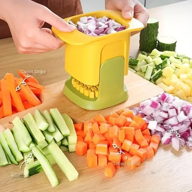 Multifunctional Cucumber Potato Slicer Household Hand Pressure Onion Dicer Kitchen Tools Vegetable Chopper French Fries Cutter — image 8