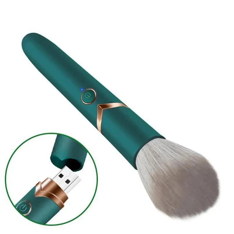 Electric Makeup Brush Foundation Brush Vibration Makeup Brush Portable Rechargeable Cosmetic Brush Detail Makeup Tools — image 1