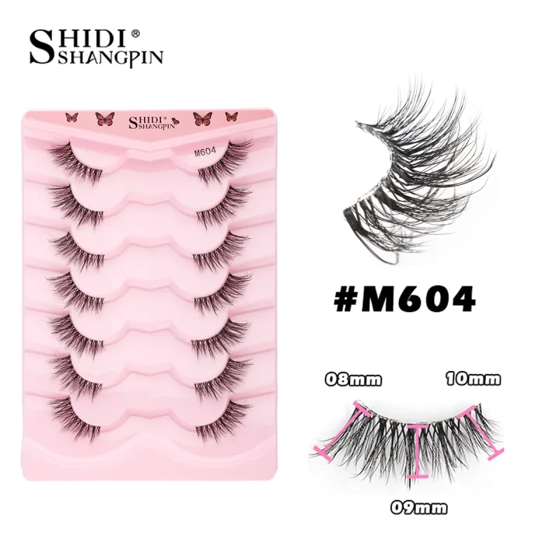 Một Nửa Mi Mắt Mèo Hàng Mi 3D Tự Nhiên Có Cánh Cấp Mắt Kéo Dài Hàng Mi Mắt Cáo Hàng Mi Giả Chồn Hàng Mi Trang Điểm — image 22