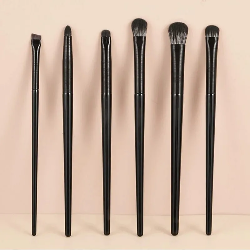 New·6PCS Eyes Makeup Brushes Set Soft Contouring Eyeshadow Eyeliner Eyebrow Brush Women Facial Beauty Cosmetic Tool New·