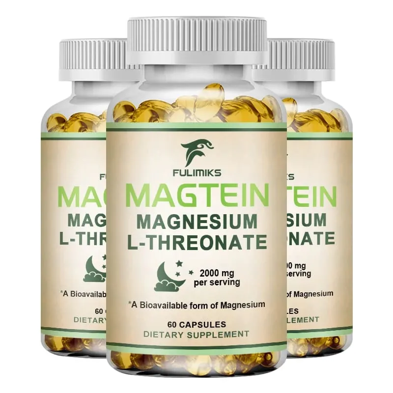 Magnesium L-Threonate Supplement with Magtein Supports Short & Long-Term Memory Cognitive Health Focus Bone & Joint Health — image 9