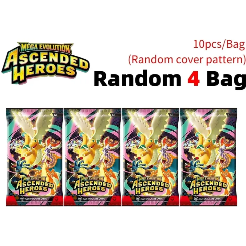 fun 40-360Pcs/Set Pokemon Card MEGA EVOLUTION Phantasmal Flames English Booster Battle Card Anime Fans Kids Birthday Gift Toy — image 9