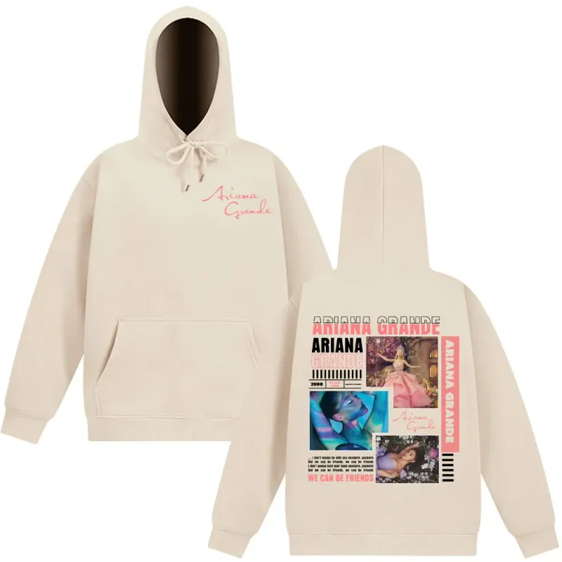 Singer Ariana Grande Album Cover Aesthetics Hoodies Men Women Fashion Sweatshirt Autumn Winter Long-sleeved Vintage Pullover Top — image 7