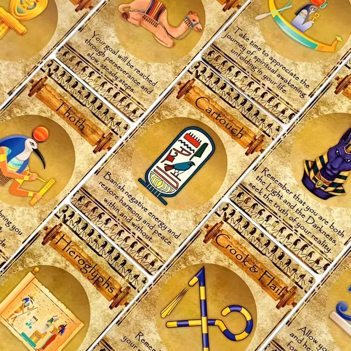New Egyptian Oracle A 20 Cards Deck Classic Design For Beginners & Pros Ideal For Divination Meditation & Gifts — image 5