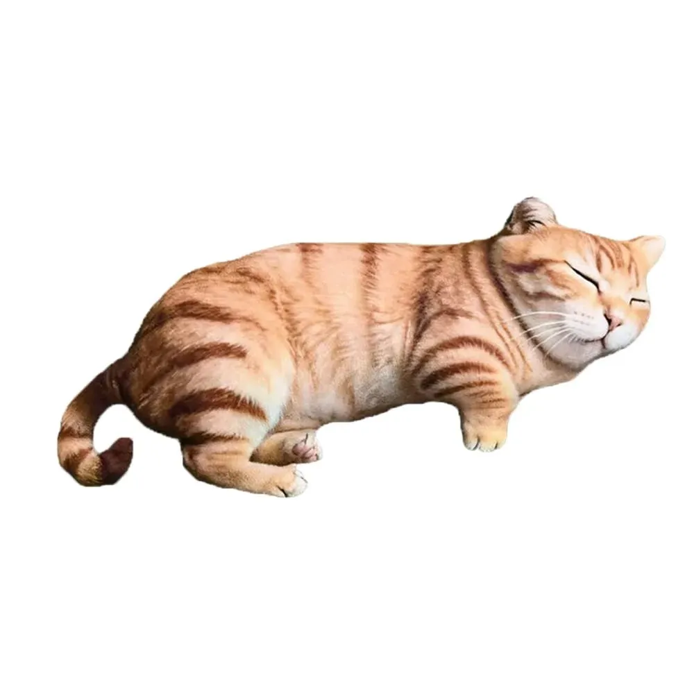 Plush Material Animal Body Pillow PP Cotton Filled Soft Texture Poultry Throw Pillows Cat Pattern 40cm Size — image 10