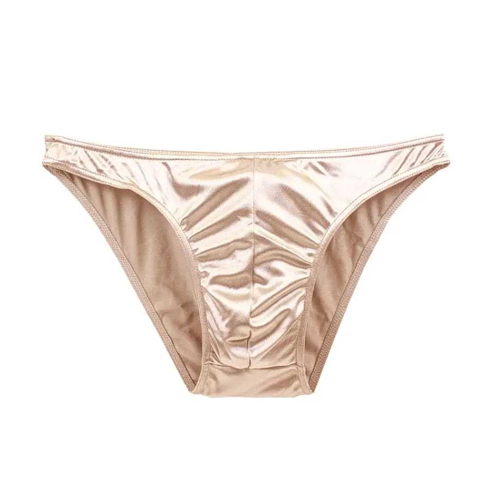 Mierside One Piese Plus Size Men Underwear Panties Men's Bulge Pouch Breathable Silk Panties Large Size Lot Soft Underpant S-3XL — image 6